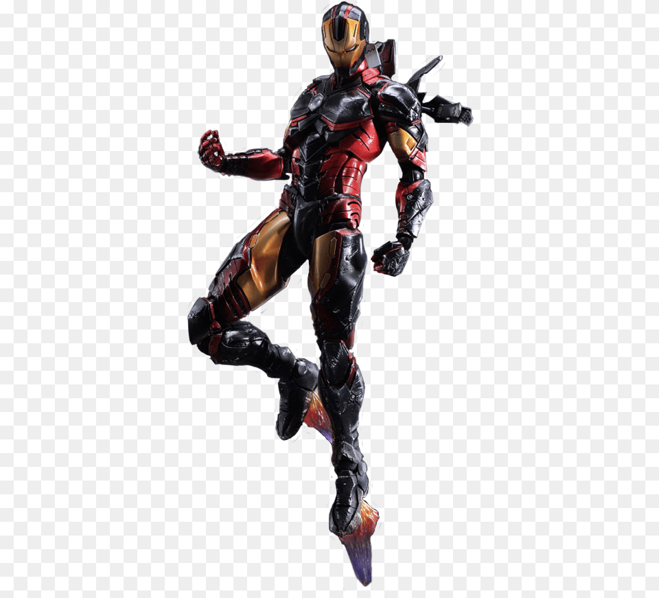 Iron Man Play Arts Kai 11quot Action Figure Square Enix Iron Man, Adult, Male, Person, Helmet Png Image