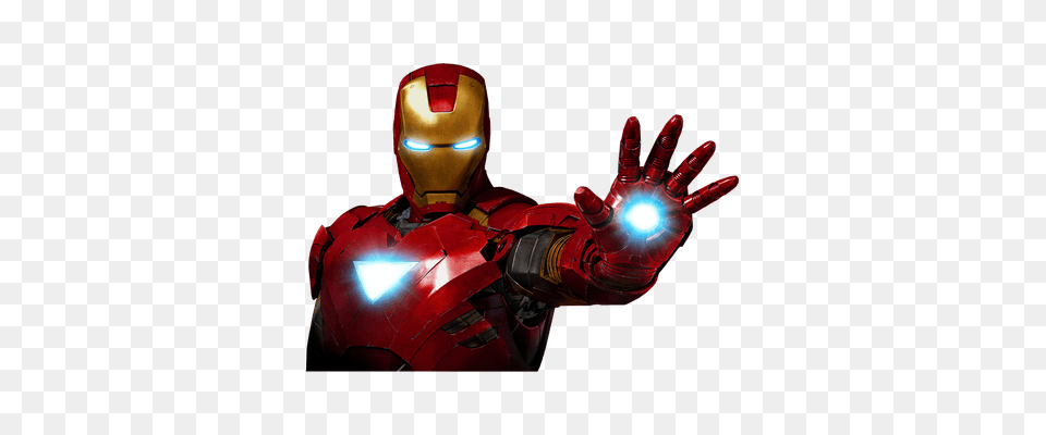 Iron Man Right Transparent, Robot, Device, Grass, Lawn Free Png Download