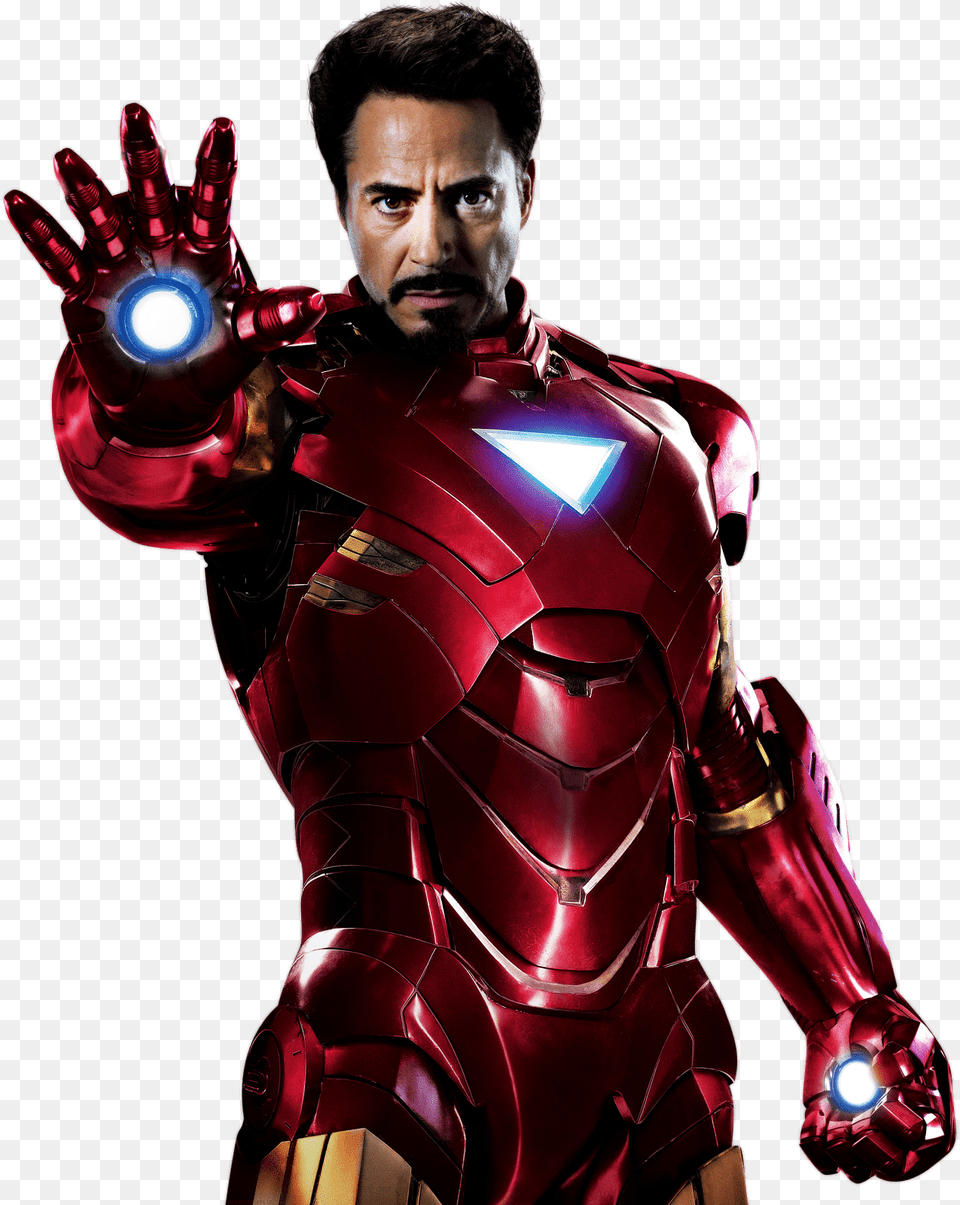 Iron Man Robert Downey Jr Transparent, Adult, Male, Person Png