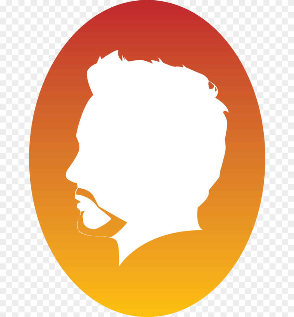 Iron Man Silhouette By T Jumblr Circle, Logo, Head, Person, Face Free Png Download