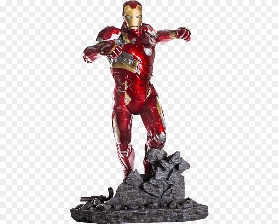 Iron Man Statue Adult, Figurine, Male, Person Free Transparent Png