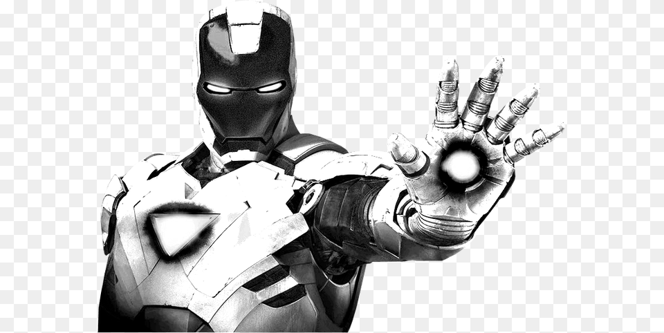 Iron Man Suit Black And White Iron Man Suit, Body Part, Finger, Hand, Person Png Image