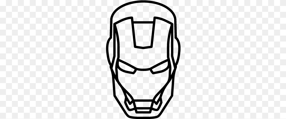 Iron Man Vector Iron Man Logo Outline, Gray Png
