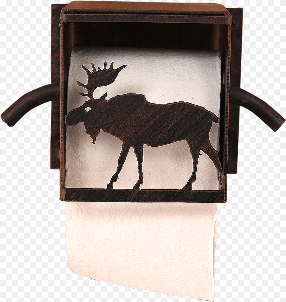 Iron Moose Toilet Paper Box Elk, Towel, Paper Towel, Tissue, Toilet Paper Free Png Download