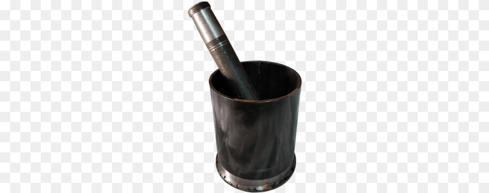 Iron Mortar Amp Pestle Ms Exports, Cannon, Weapon, Bottle, Shaker Free Png Download