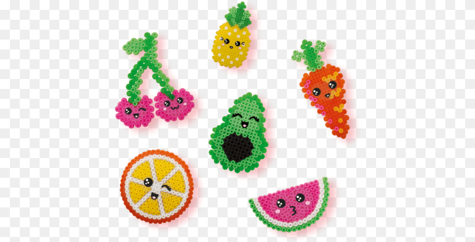 Iron On Beads Kawaii Fruit Craft, Applique, Pattern, Food, Sweets Png Image
