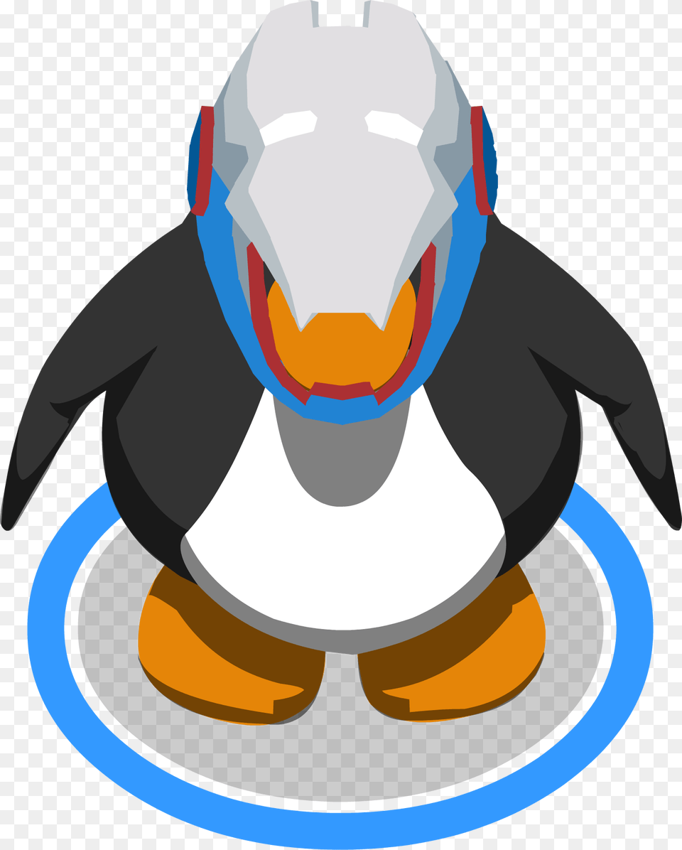 Iron Patriot Helmet In Game Miss Piggy Club Penguin, Person, Animal, Bird Free Png