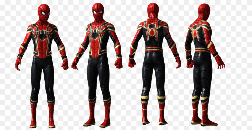 Iron Spider Detail Spiderman Homecoming Updated, Adult, Person, Man, Male Free Png Download