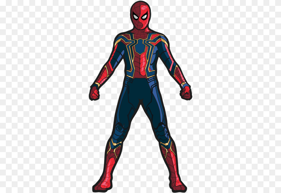 Iron Spider Figpin, Adult, Male, Man, Person Png