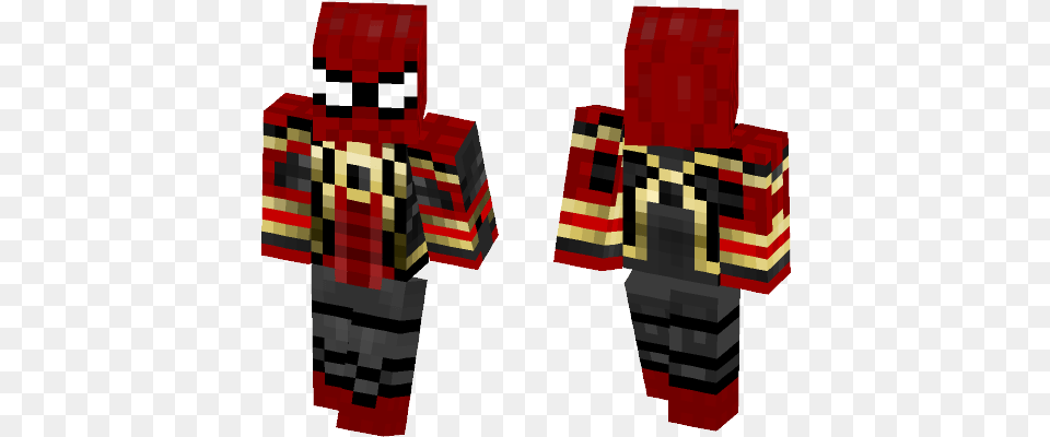 Iron Spider Infinity War Minecraft Skin Minecraft Skin Dark Arrow, Dynamite, Weapon Png Image