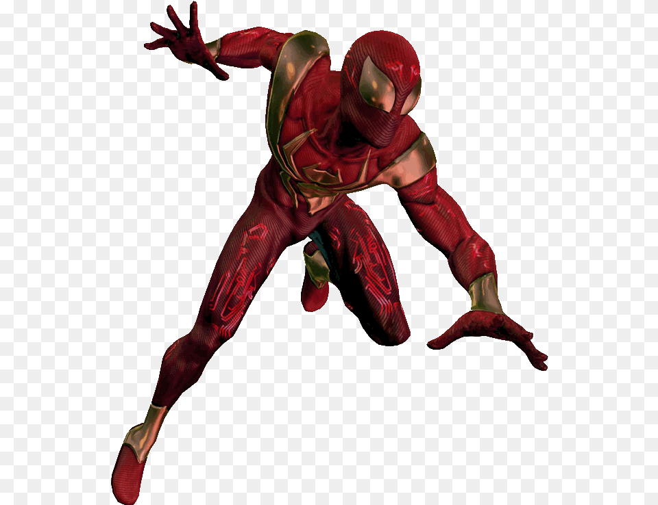 Iron Spider Shattered Dimensions, Adult, Man, Male, Person Png