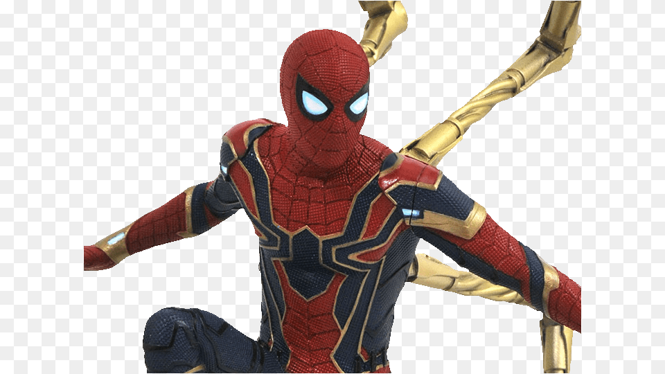 Iron Spider Statue Infinity War, Person Free Transparent Png