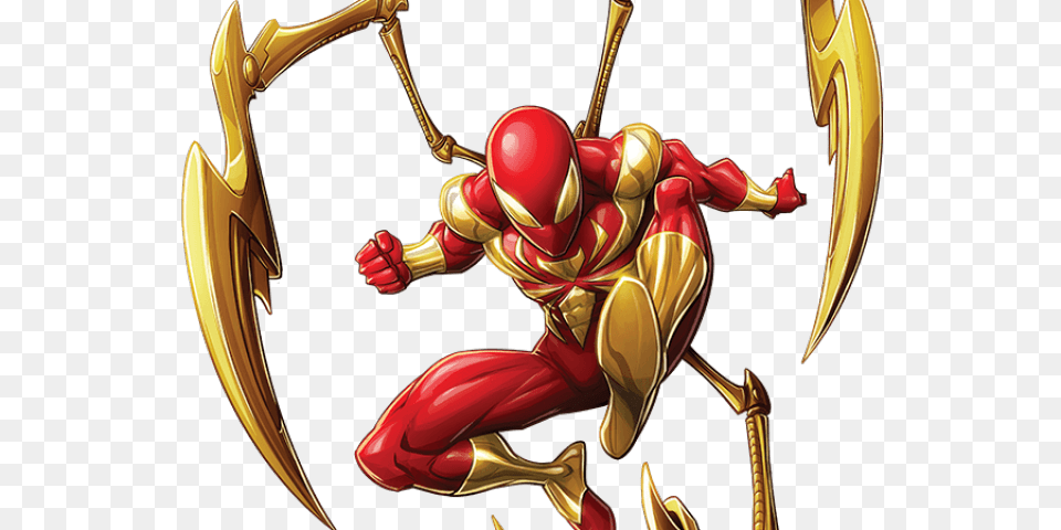 Iron Spiderman Clipart Cartoon Iron Spider Man Cartoon, Animal, Bee, Insect, Invertebrate Png Image