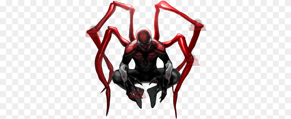 Iron Spiderman Marvel Transparent Superior Spider Man, Adult, Male, Person Free Png Download