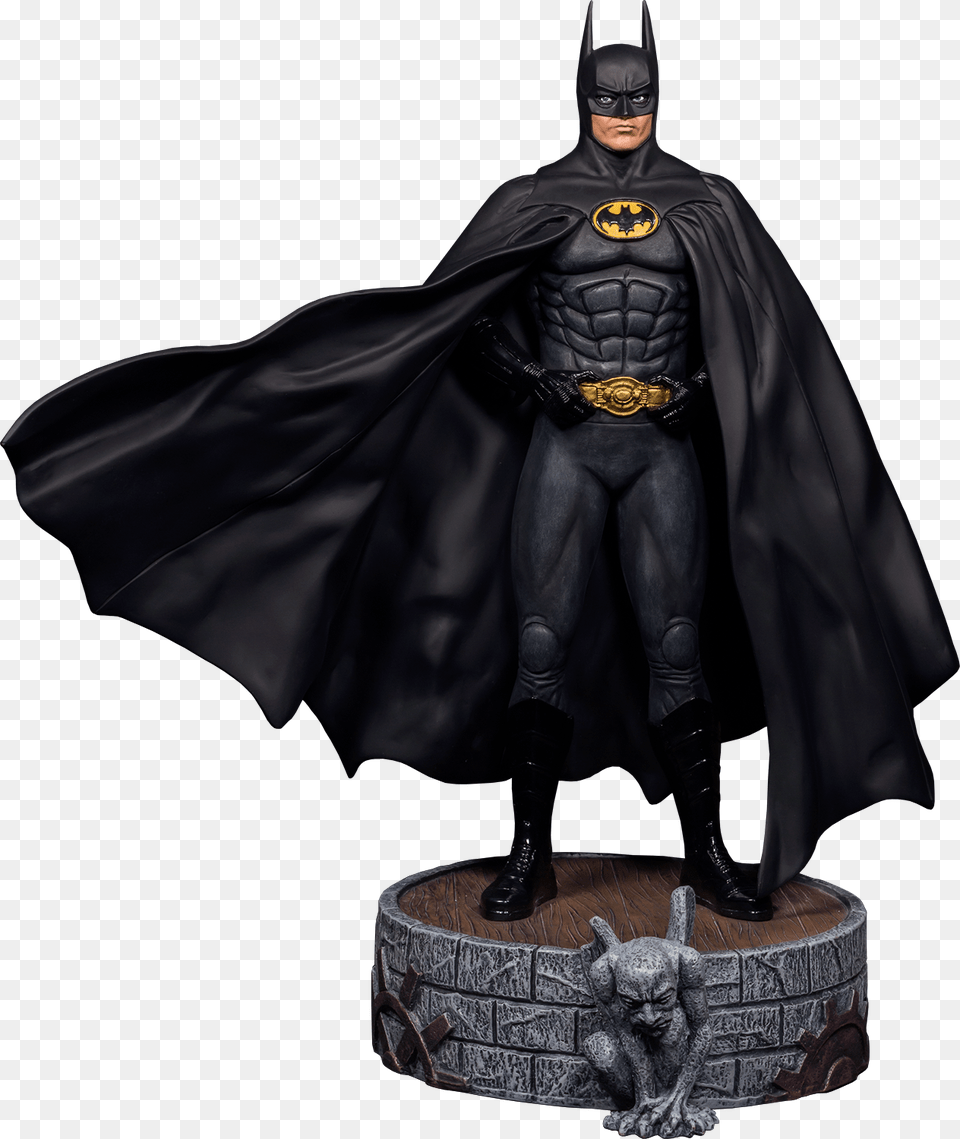 Iron Studio Batman 1989 And Batmobile, Adult, Person, Man, Male Free Png Download