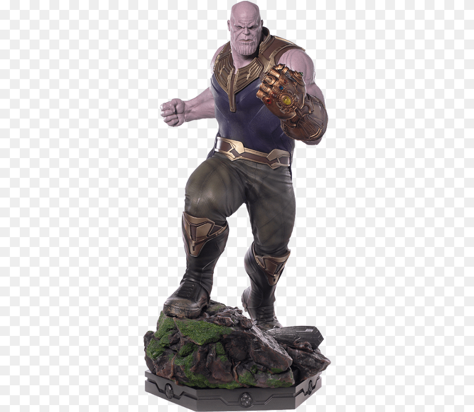 Iron Studios Thanos Infinity War, Adult, Person, Man, Male Free Transparent Png