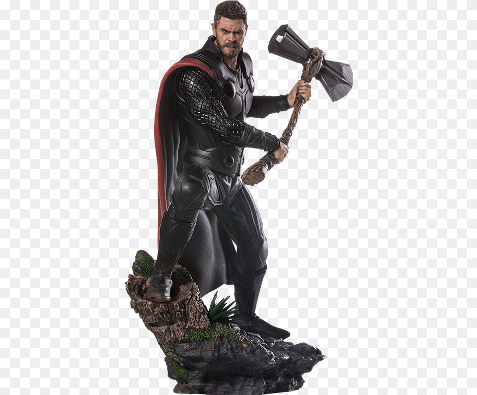 Iron Studios Thor Infinity War, Adult, Male, Man, Person Png Image