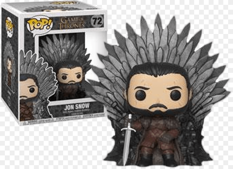 Iron Throne Deluxe Vinyl Figure Figurine Pop Jon Snow Game Of Thrones, Face, Head, Person, Baby Png