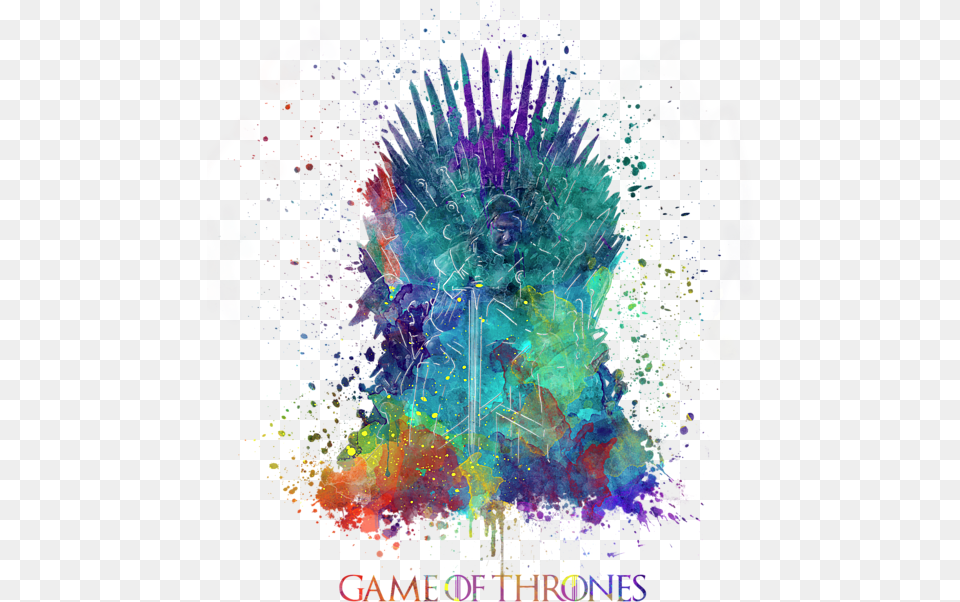 Iron Throne Water Color, Art, Graphics, Pattern, Adult Free Png Download