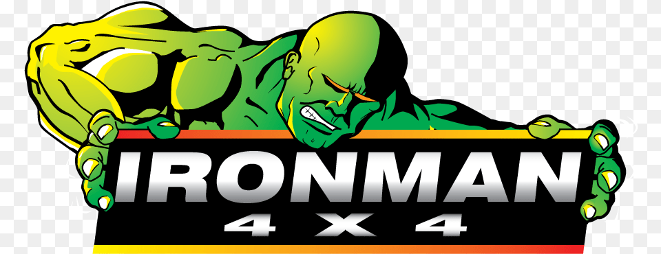 Ironman 44 Products Are Designed In Australia And Ironman 4x4 Logo, Green Png Image