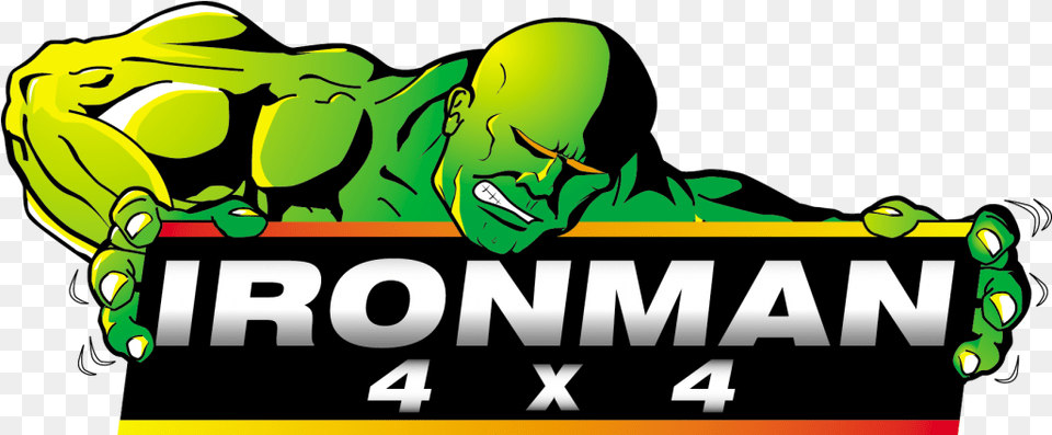Ironman 4x4 Logo Clipart Ironman 4x4 Logo, Green, Face, Head, Person Free Png Download