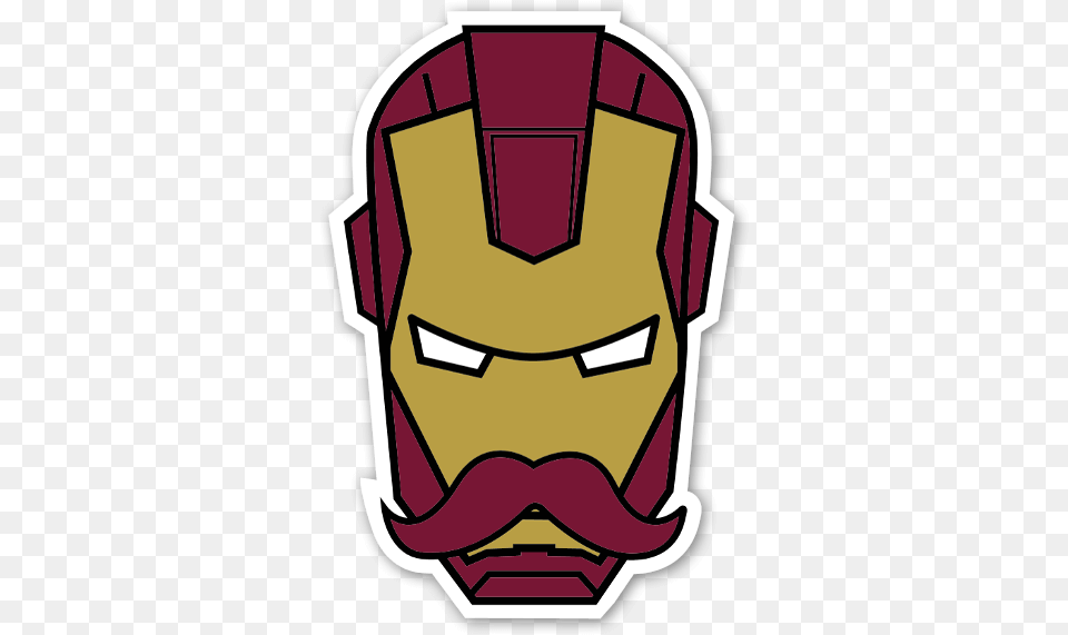 Ironman Sticker Iron Man Sticker Cool, Head, Person, Face, Symbol Free Png