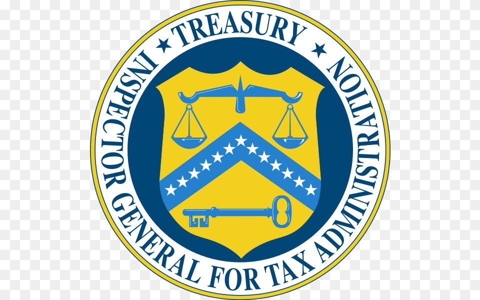 Irs Exam Staffing Falls Treasury Inspector General For Tax Administration, Logo, Badge, Symbol, Emblem Free Transparent Png