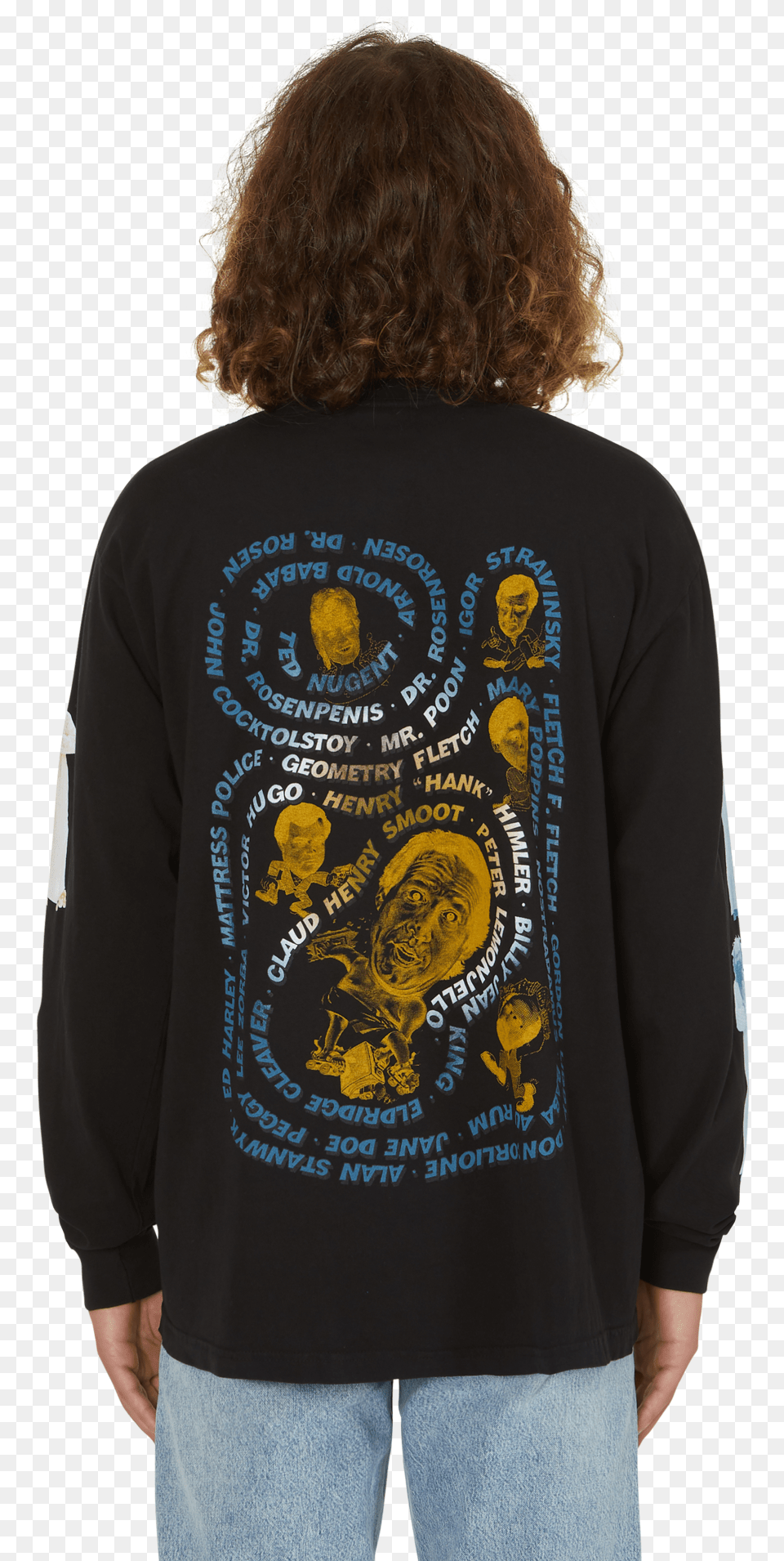 Irwin S Aliases Longsleeve T Shirt Black Hi Res Embroidery, T-shirt, Clothing, Long Sleeve, Sleeve Free Transparent Png