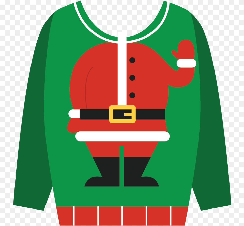 Is Brick Clipart Tacky Cartoon Christmas Sweater, Clothing, Shirt, Long Sleeve, Sleeve Free Transparent Png