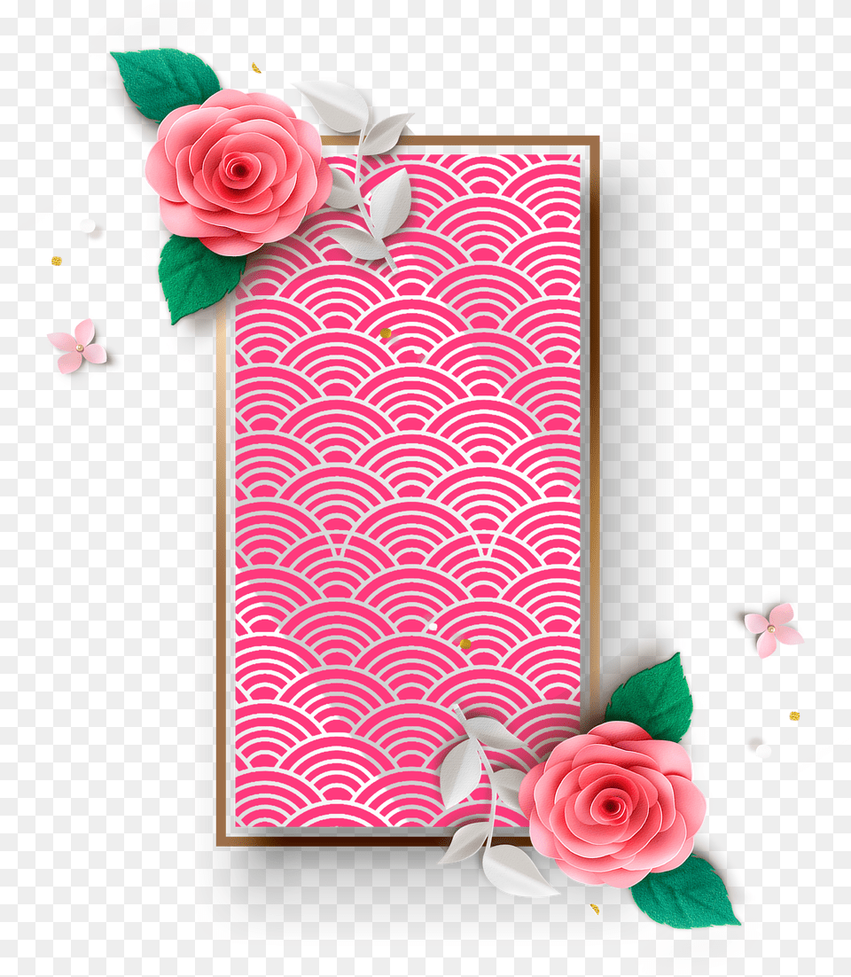 Is Exquisite Fashion Pink Flower Decoration Vector Free Png