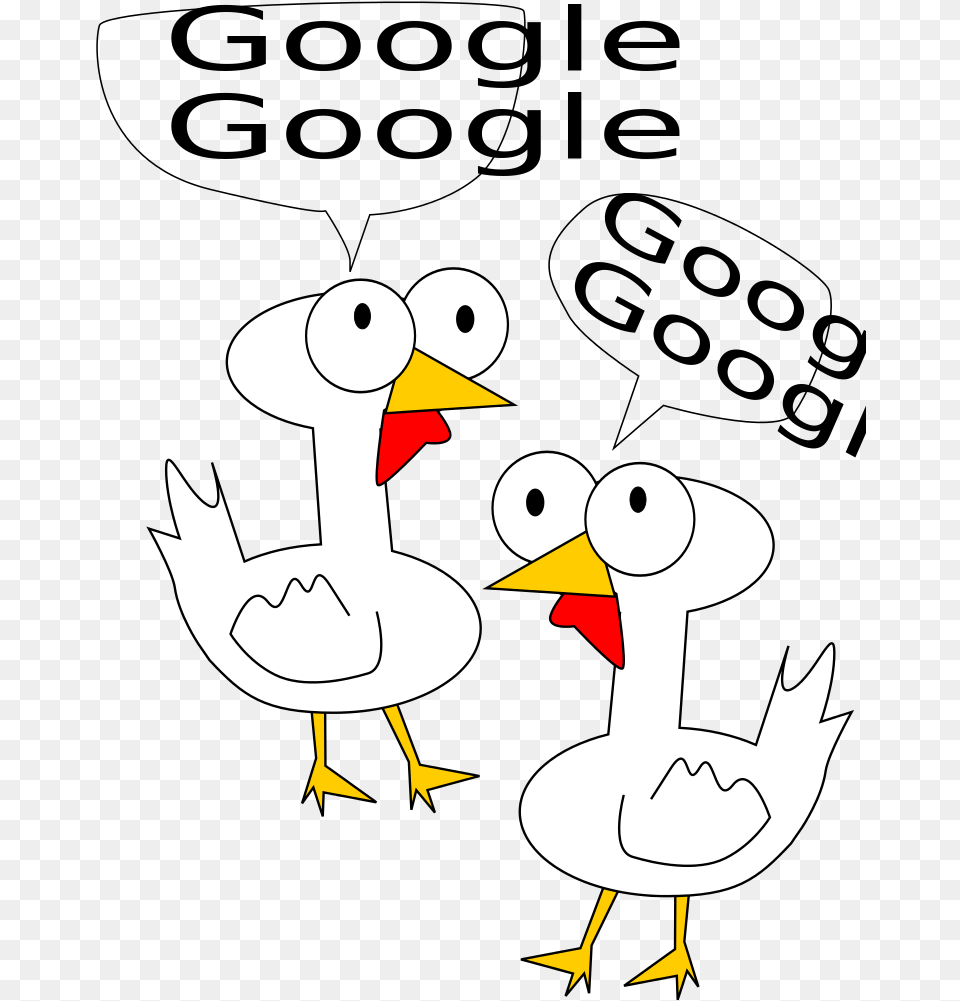 Is Google Making Us Stupid Google Making Us Stoopid, Animal, Bird, Goose, Waterfowl Free Png Download