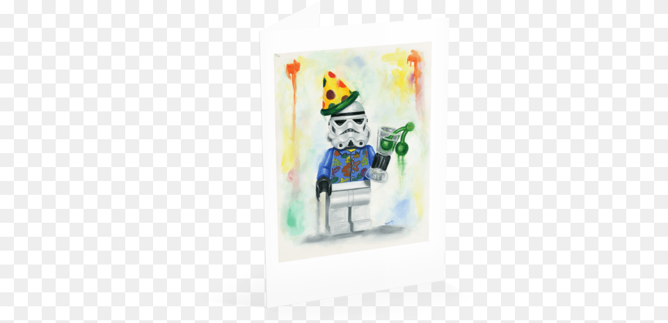 Is It Party Time Yet Card Party Trooper, Art, Modern Art, Painting Free Png