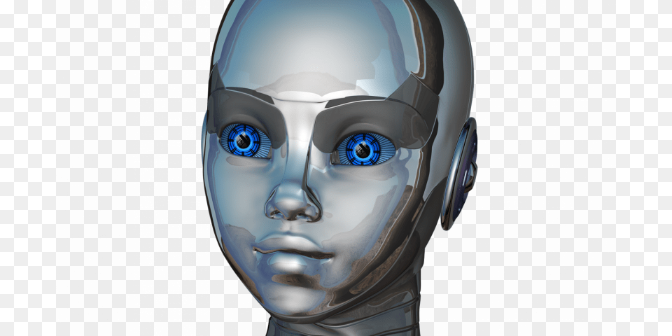 Is It Time To Assess The Ethical Impact Of Real Cyborgs Hologram Ai Art, Alien, Robot, Face, Head Png