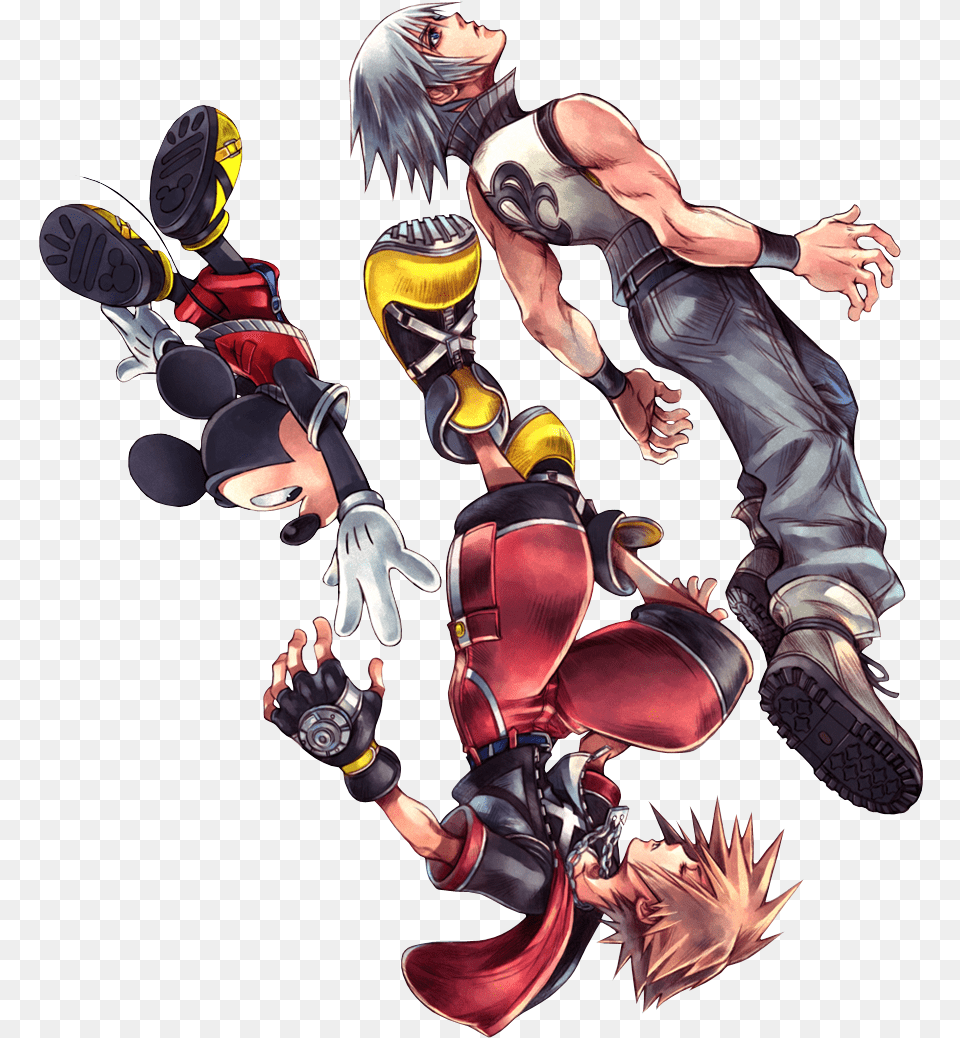 Is Kingdom Heartsu0027 Riku Joining Super Smash Bros Nerd Reactor Dream Drop Distance Artwork, Book, Publication, Comics, Adult Free Png Download