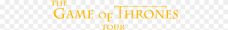 Is Not Available Game Of Thrones Tours Logo, Text Png