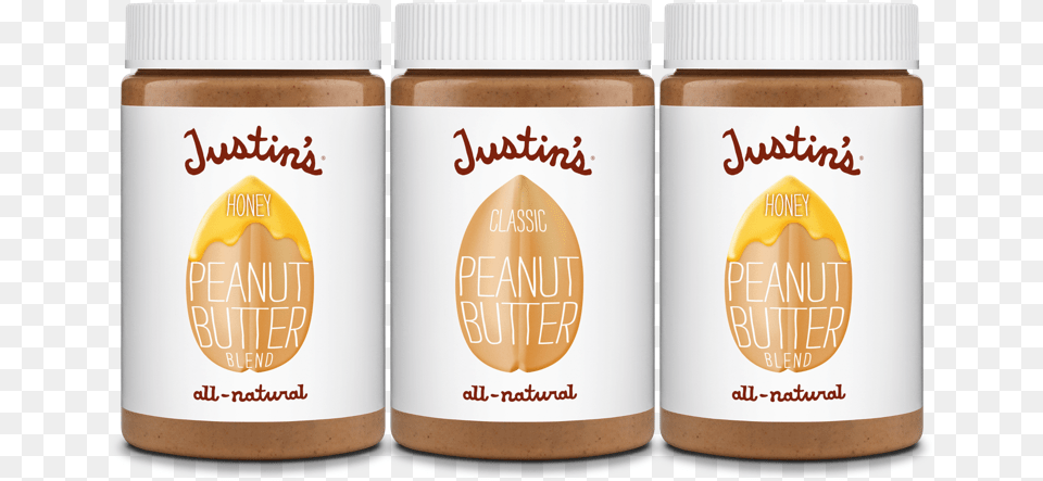 Is Peanut Butter Good For You Justin39s All Natural Peanut Butter Classic 115 Oz, Food, Peanut Butter, Can, Tin Png Image