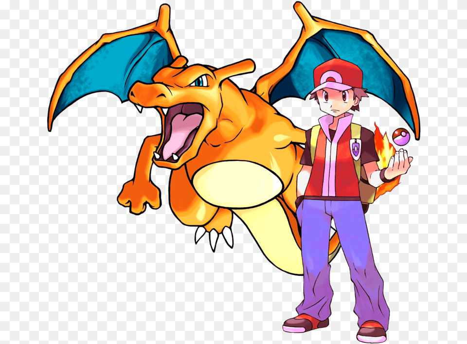 Is Red Becoming Weak In Sun And Moon Or Not Pokemon Trainer Red, Person, Face, Head Free Png
