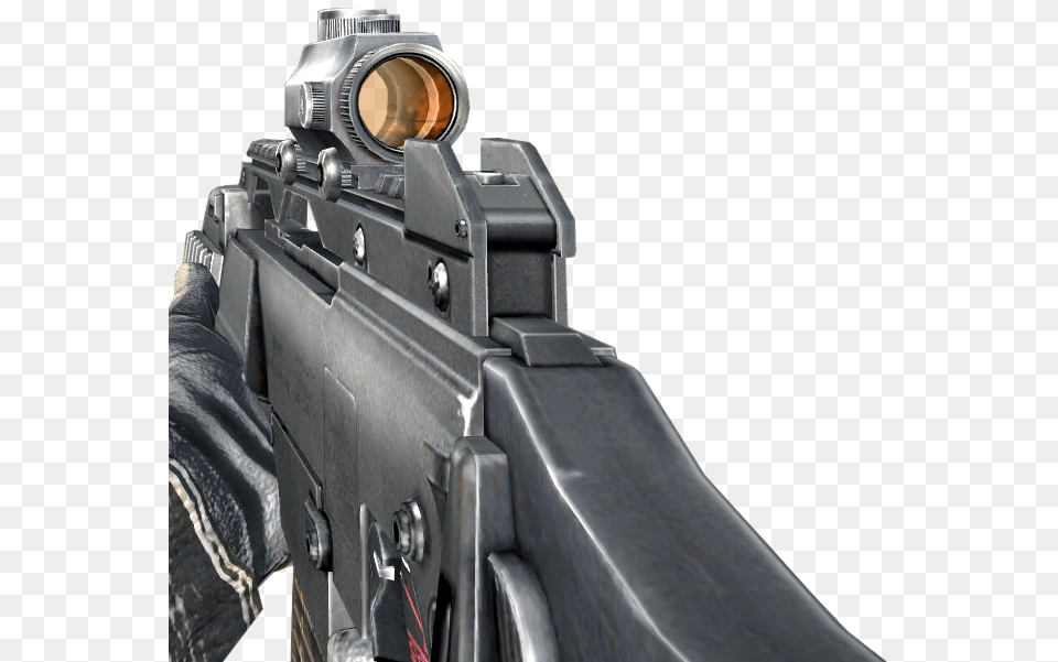 Is There Anyway We Can Get The Reflex Sight From The Cod4 G36c Red Dot, Firearm, Gun, Rifle, Weapon Free Png Download