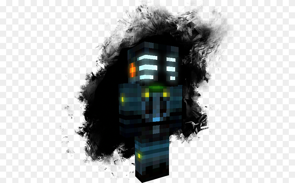 Isaac Clarke Dead Space 3 Minecraft Skin Graphic Design, Lighting, Light, Architecture, Building Png