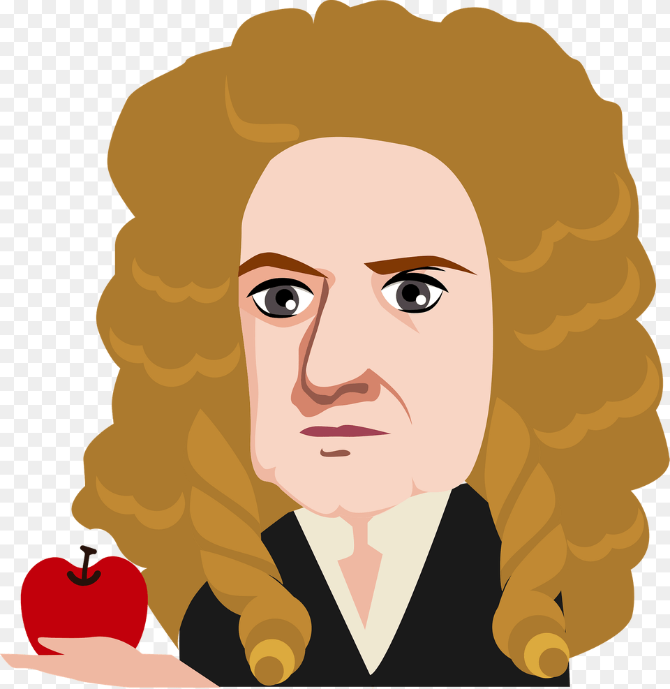Isaac Newton Clipart, Adult, Portrait, Photography, Person Png