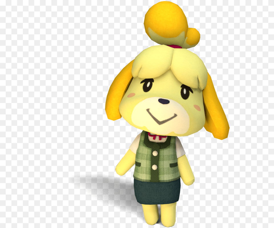 Isabelle Animal Crossing Animal Crossing Isabelle Winter, Plush, Toy, Face, Head Free Png