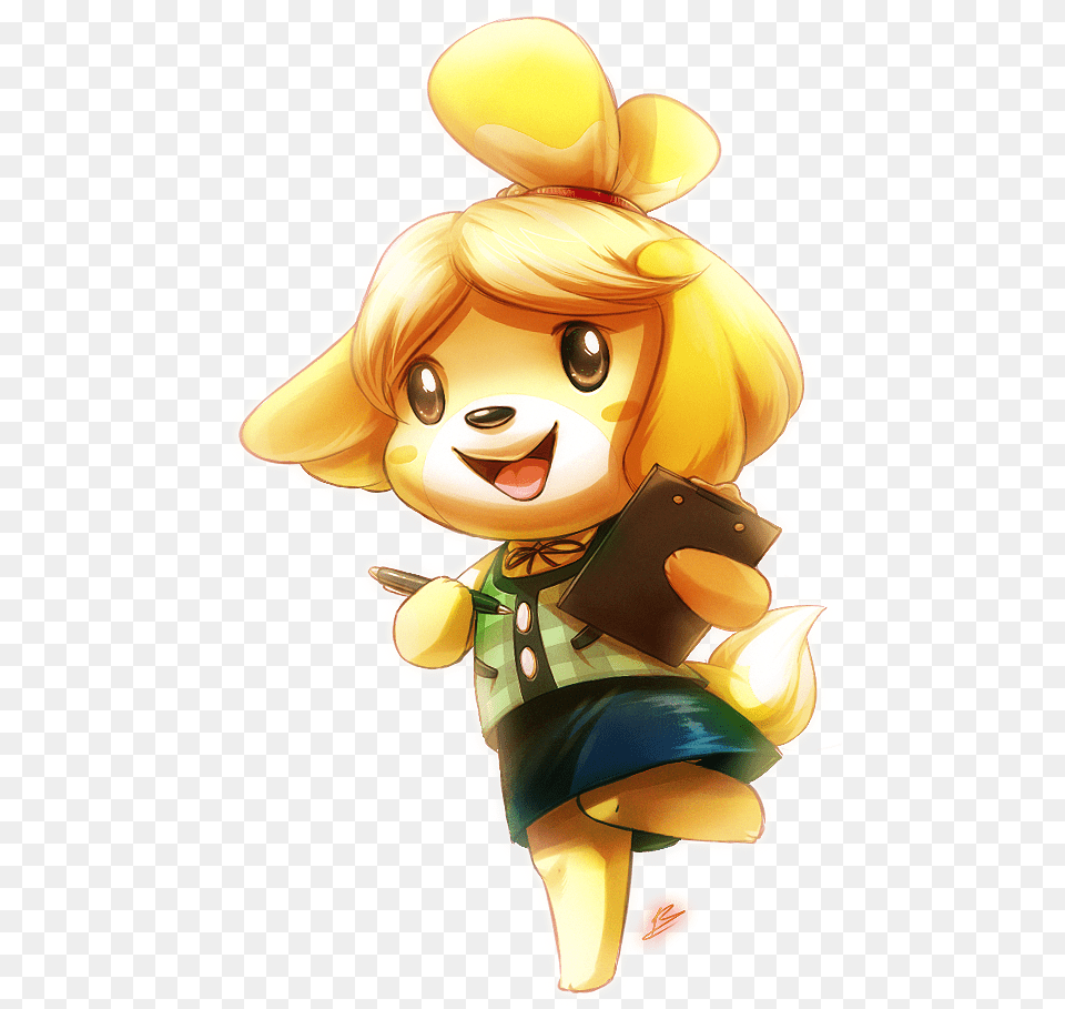 Isabelle By Draggincat D6l1y3d Animal Crossing Isabelle Manga, Book, Comics, Publication, Art Free Transparent Png
