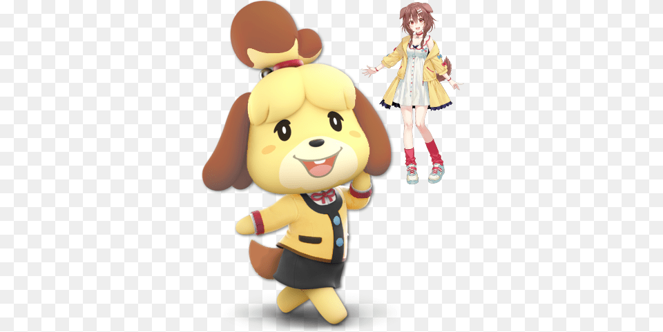 Isabelle Super Smash Bros Inugami Korone Age, Child, Person, Girl, Female Free Png