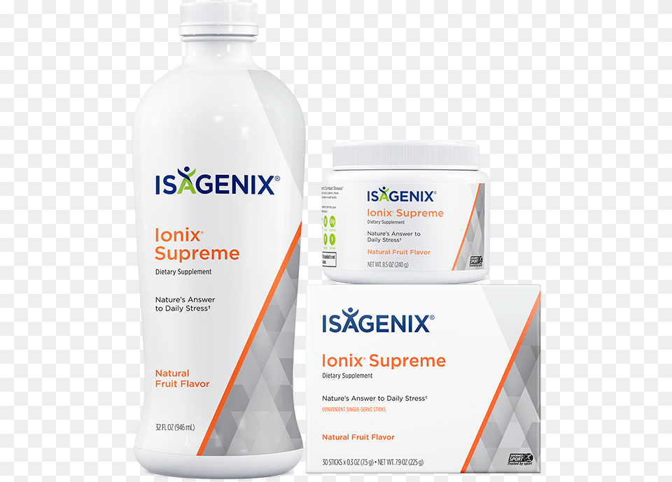 Isagenix Ionix Supreme, Bottle Png