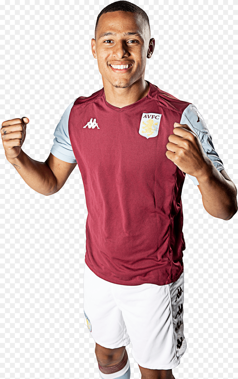 Isaiah Bazeleygraham Aston Villa Football Club, T-shirt, Body Part, Clothing, Shorts Free Transparent Png