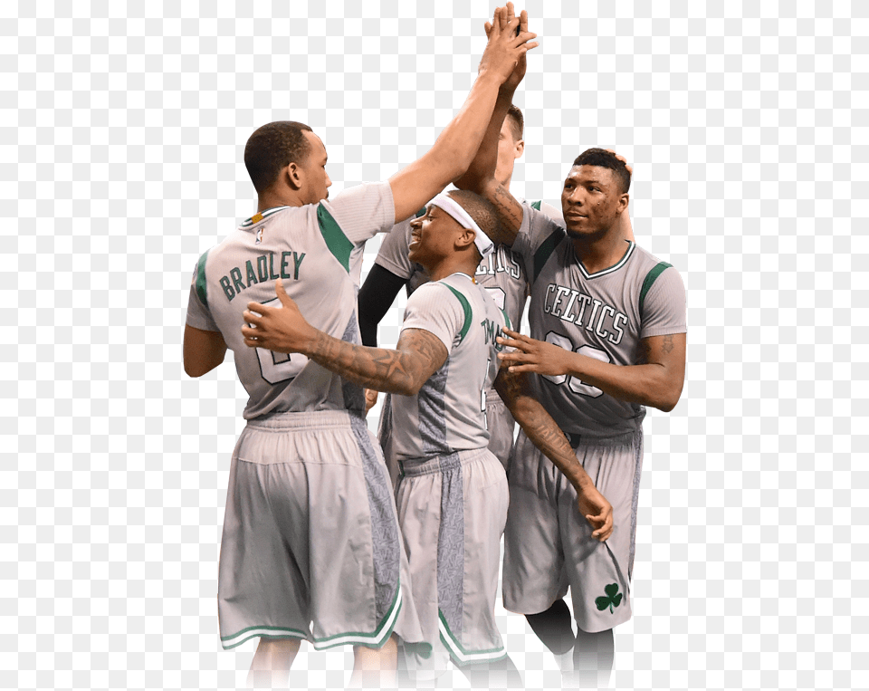 Isaiah Thomas With The Boston Celtics Isaiah Thomas Celtics Team, Person, People, Adult, Man Png