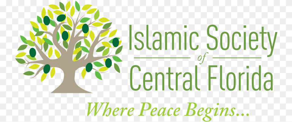 Iscf Main Logo Trans Islamic Society Of Central Florida, Green, Vegetation, Tree, Potted Plant Free Transparent Png