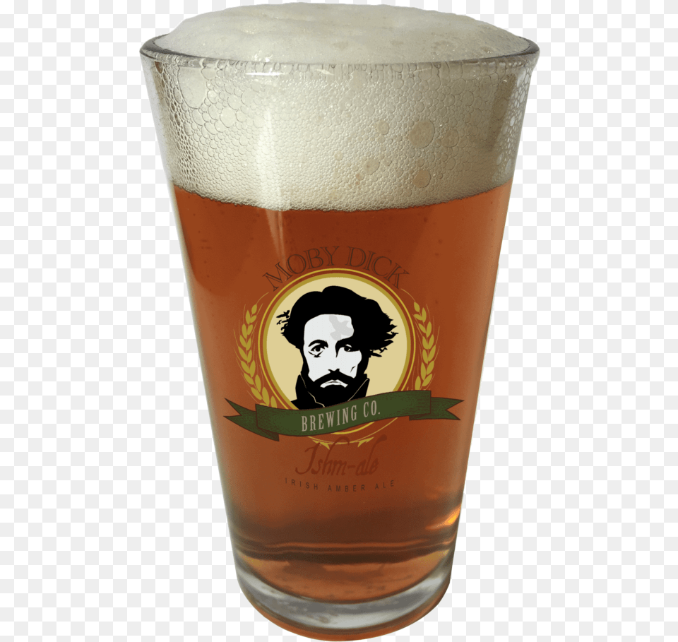 Ishm Ale Moby Dick Brewing Co New Bedford Ma Pint Glass, Alcohol, Liquor, Lager, Beverage Free Png Download