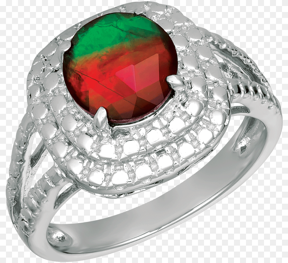 Isla Sterling Silver Ring By Korite Ammolite Pre Engagement Ring, Accessories, Gemstone, Jewelry, Ornament Png