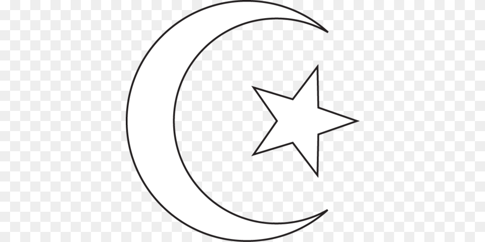 Islam, Star Symbol, Symbol, Nature, Night Png Image